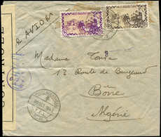 Let Guerre 1939/1945 - Levant N°45 Et 47 Obl. Càd POSTE AUX ARMEES/F.F.L./B.P.M.7 30/10/43 Sur Env. Pour L'Algérie Avec  - Guerra Del 1939-45