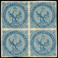 ** Colonies Générales - 4    20c. Bleu, BLOC De 4, 2 Ex. *, TB - Autres & Non Classés