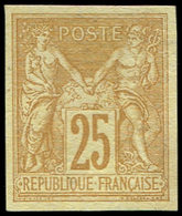 (*) Colonies Générales - 44   25c. Jaune-bistre, TB. Br - Other & Unclassified