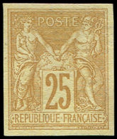 (*) Colonies Générales - 44   25c. Jaune-bistre, TB. Br - Altri & Non Classificati