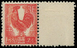 ** ALGERIE 220 : 2f. Rouge, Impression DOUBLE Dont Une INVERSEE Et RECTO-VERSO, Non Répertorié, TB - Briefe U. Dokumente