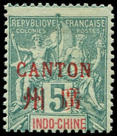 * CANTON 4 : 5c. Vert, TB - Other & Unclassified