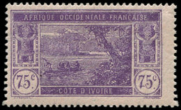 * COTE D'IVOIRE 59a : 75c. Violet Sur Rose, SANS Surcharge, TB - Other & Unclassified