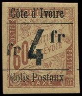 * COTE D'IVOIRE Colis Px 11 : 4f. Sur 60c. Brun Sur Chamois, Quasi **, TB - Autres & Non Classés