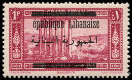 * GRAND LIBAN 86 : 1p. Rose-lilas, épublique SANS R, TB. C - Other & Unclassified