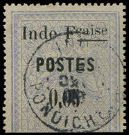 INDE 24a : 0,05 Bleu, E LARGE, Obl., TB - Sonstige & Ohne Zuordnung