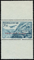 (*) MADAGASCAR 331Ia : 2f50 Bleu, Mandraka, NON EMIS, Surch. RENVERSEE, Avec Bords, TB - Other & Unclassified