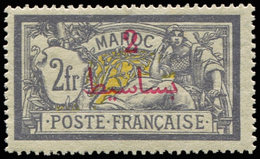 ** MAROC 52b : 2p. Sur 2f. Violet Et Jaune, SANS Surcharge PROTECTORAT, TB - Other & Unclassified