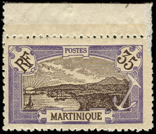 ** MARTINIQUE 70 : 35c. Violet Et Brun, Dentelé 11, Bdf, TB, Cote Maury - Autres & Non Classés