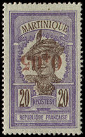 * MARTINIQUE 106a : 0,05 Sur 20c., Surcharge RENVERSEE, TB - Other & Unclassified
