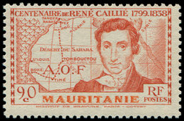 ** MAURITANIE 95a : 90c. Rouge Terne, GRANDE Légende, TB. Br - Autres & Non Classés