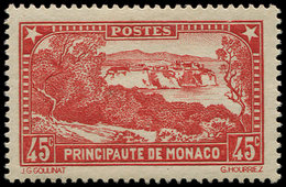 * MONACO 123a : 45c. Rouge Brique, TB - Poststempel