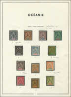 ** OCEANIE 1/13 : La Série S. FA, TB, Certif. Calves - Autres & Non Classés