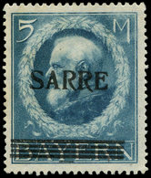 * SARRE 30 : 5m. Bleu, TB. Br - Unused Stamps