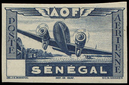 (*) SENEGAL PA Type C De 1942, ESSAI En Bleu Sans La Valeur, TB - Sonstige & Ohne Zuordnung