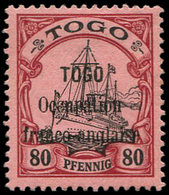 * TOGO 29 : 80pf. Rouge Et Noir Sur Rose, TB. C - Other & Unclassified