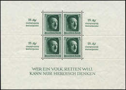 ** EMPIRE BF 10 : 6pf. Vert, Fonds De Culture 1937, TB - Blocks & Kleinbögen