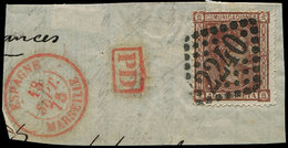 ESPAGNE 158 : 40c. Marron, Obl. GC 2240 S. Fragt, Càd Rouge ESPAGNE/MARSEILLE 18/9/75, TB - Storia Postale