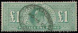 GRANDE BRETAGNE 121 : 1£. Vert, Obl., TB - Used Stamps