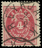 ISLANDE 3A : 4s. Rouge Carminé, Obl., TB - Used Stamps