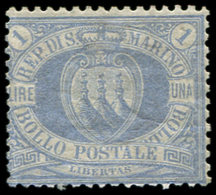 * SAINT MARIN 31 : 1l. Bleu-gris, TB - Nuevos