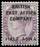 * AFRIQUE ORIENTALE BRITANNIQUE 1 : 1/2a. Sur 1p. Violet, Bon Centrage, TTB - Altri & Non Classificati