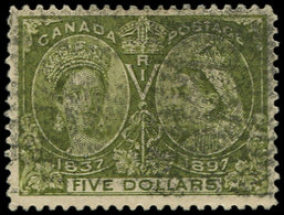 CANADA 53 : 5d. Olive, Obl., TB - Other & Unclassified