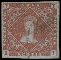 NOUVELLE ECOSSE 1 : 1p. Brun-rouge, Obl., TB - Used Stamps