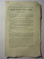 BULLETIN DE LOIS De 1830 - PRISONS MAISONS CENTRALES DE DETENTION PRISONNIERS - SOEURS DE BOURG SAINT ANDREOL ARDECHE - Décrets & Lois