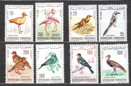 Tunisia Birds Two Complete Sets 1965 And 1966 Mi#639-642 And Mi#655-658 Mint Never Hinged - Other & Unclassified