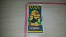 SCO-8266 CASORIA SOC. DI PRISCO & C. MANUFACTURED CAMEL CANDLES - Advertising Items