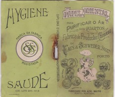 PORTUGAL PORTO - PAPEL ORIENTAL PARA PURIFICAR AR DOS QUARTOS - ACH. BRITO - PORTO - Anciennes (jusque 1960)