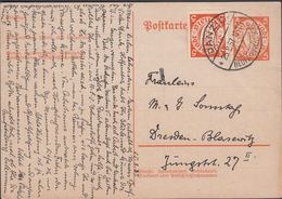 1937. Postkarte. 5 Pf. + 5 Pf.  DANZIG NEUFAHRWASSER 25.8.37 () - JF310362 - Enteros Postales