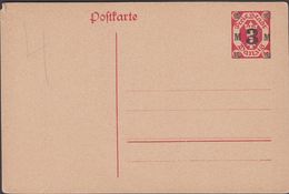 1922. Postkarte. 3 M/80 Pf. () - JF310370 - Entiers Postaux