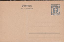 1921. Postkarte Mit Antwortkarte. 30 + 30 Pf. () - JF310376 - Postal  Stationery