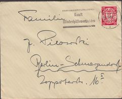 1936.. 25 Pf. DANZIG 24.12.36 Kauft Winterhilfswertzeichen. To Berlin.  (MICHEL 246) - JF310394 - Storia Postale