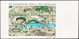 1972. OLYMPIADE MÜNCHEN BLOCK MÜNCHEN 26.8.72. (Michel BLOCK 7) - JF127109 - Lettres & Documents