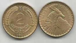 Chile 2 Centesimos 1970. High Grade - Chili