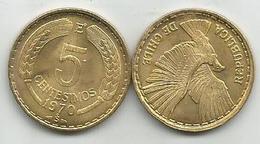 Chile 5 Centesimos 1970. High Grade - Chile