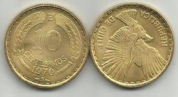 Chile 10 Centesimos 1970. High Grade - Chili