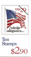 UNITED STATES (USA), 1993, Booklet 198, 10x29c, Reprint - 1981-...