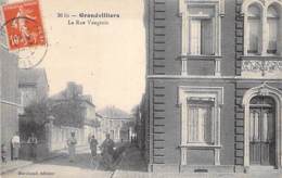 60 - GRANDVILLIERS : La Rue Vaugeois - CPA - Oise - Grandvilliers