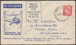 FIRST HELICOPTER FLIGHT 1955 - Briefe U. Dokumente