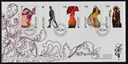 Ce0036 NEW ZEALAND 2004, SG 2701-5  World Of Wearable Art, Limited Edition Signed FDC - Cartas & Documentos