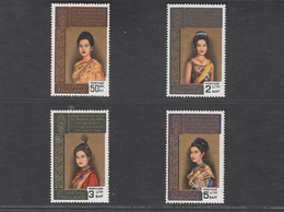 THAILAND 1968 Queen Set Of 4v, MNH**, Excellent Condition, Kept In De-himidity Cabinet Since Purchased! - Thailand