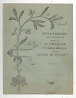 Cahier De Devoirs ,école Publique De Garçons Dirigée Par M. Charles , PLEUMARTIN ,Vienne , Sans Pages  ,frais Fr 1.65 E - Andere & Zonder Classificatie