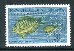 New Hebrides 1963-72 Pictorials - 50c Clown Surgeonfish HM (SG 105) - Unused Stamps