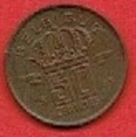 BELGIUM  # 50 Centimes - Baudouin I  FROM 1953 - 50 Cents