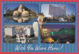 Four Of LAS VEGAS' Most Famous Hotel/Casinos - SUP** 2 SCANS - Las Vegas