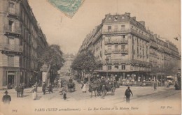 75 PARIS XVIIIe  La Rue Custine Et La Maison Dorée - Arrondissement: 18